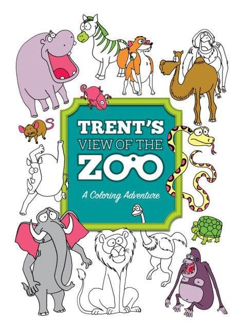 Trent's View of the Zoo Coloring Book Pack